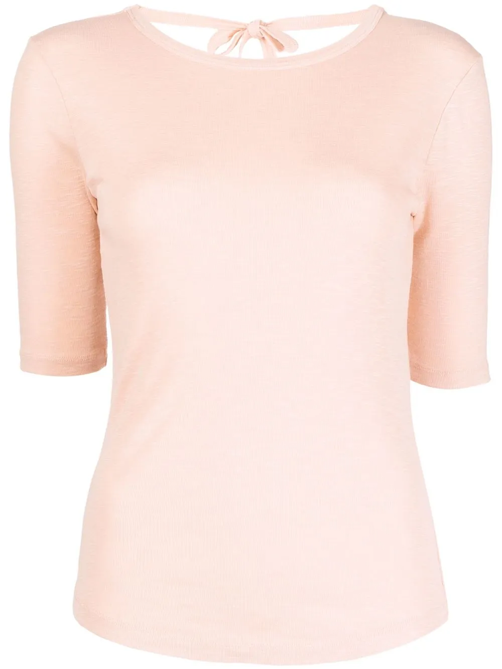 

YMC rear-tied fitted top - Pink