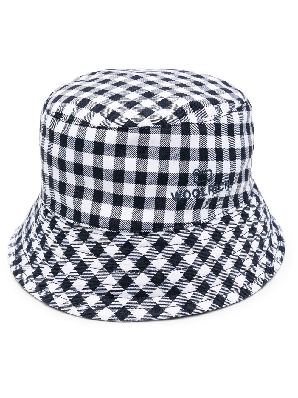 

Woolrich gorro de pescador con motivo de cuadros gingham - Azul