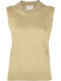 Woolrich knitted sleeveless linen top - Green