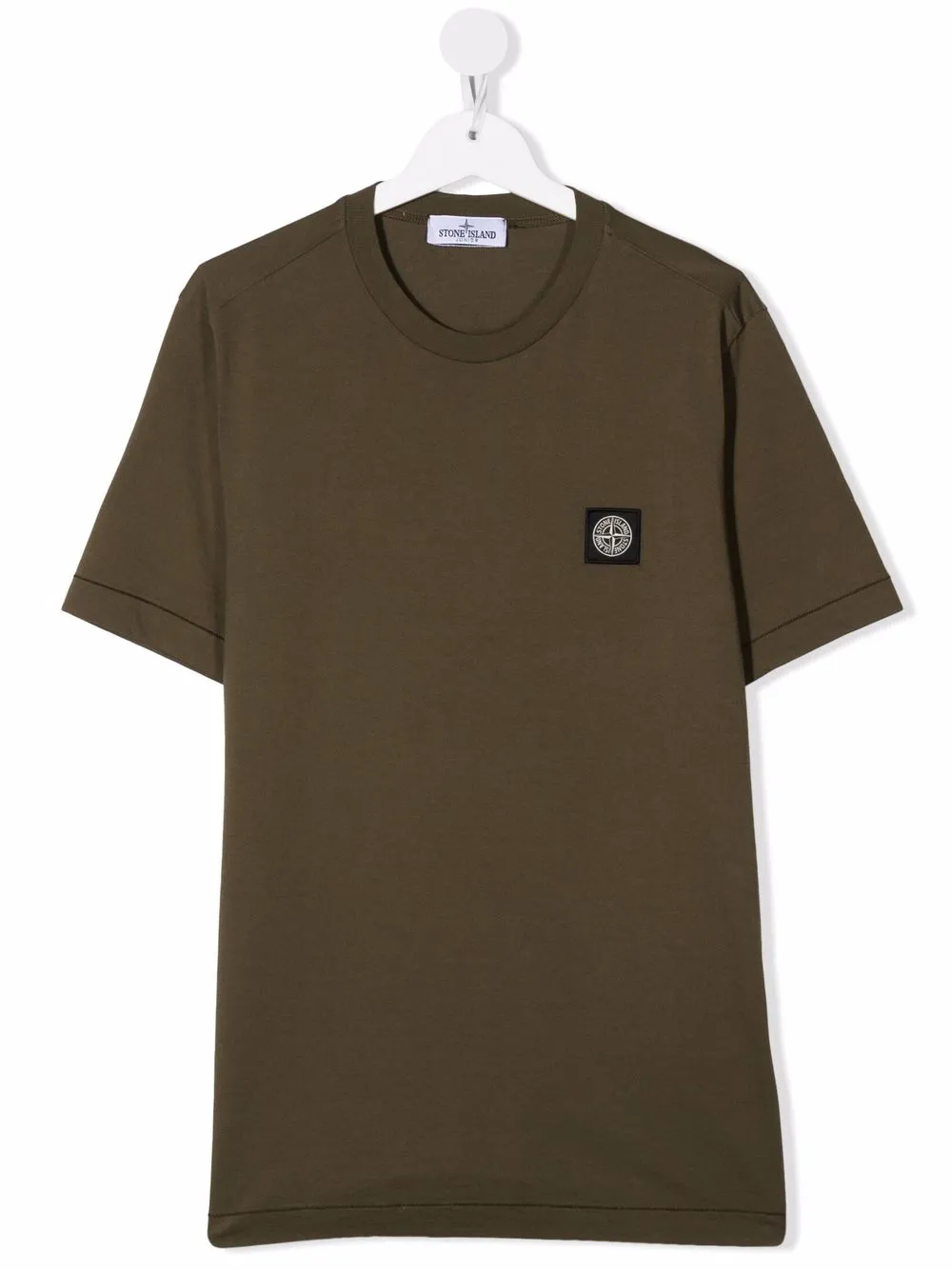 

Stone Island Junior playera con parche del logo - Verde