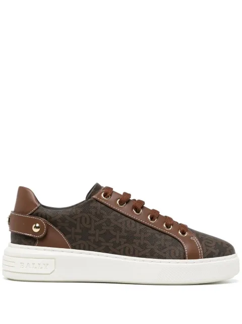 Bally low-top panelled sneakers