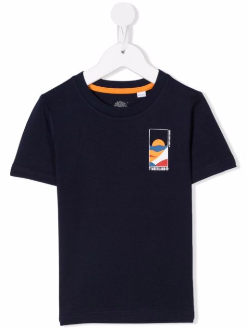 Timberland Kids - graphic-print short-sleeve T-shirt