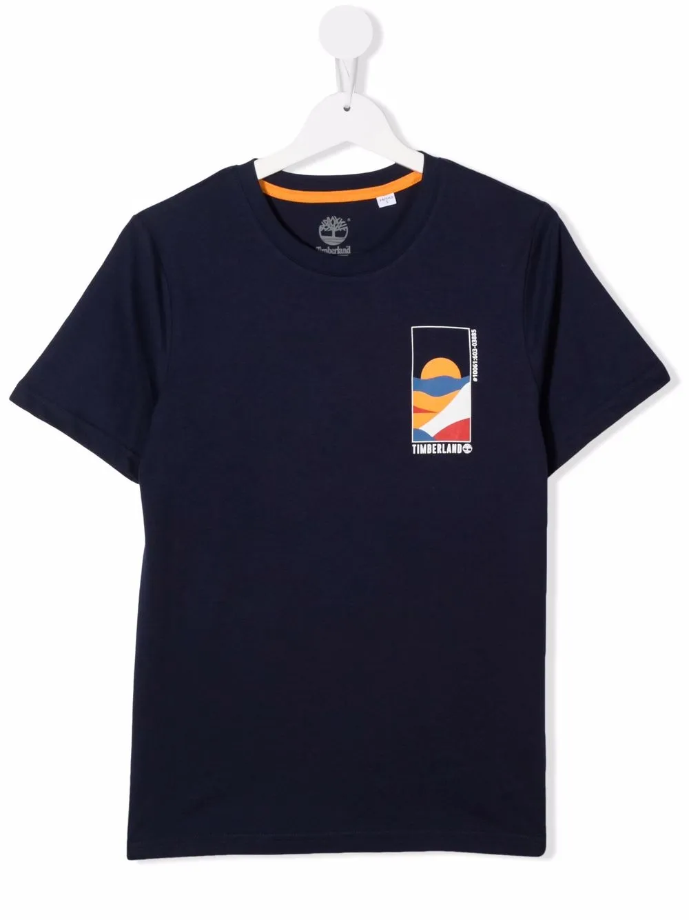 

Timberland Kids playera con estampado gráfico - Azul