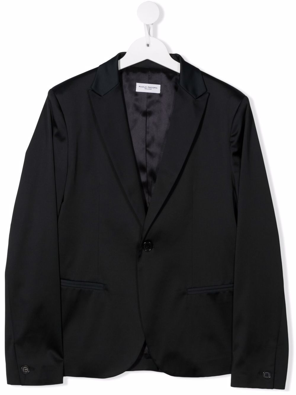 фото Paolo pecora kids fitted single-breasted blazer