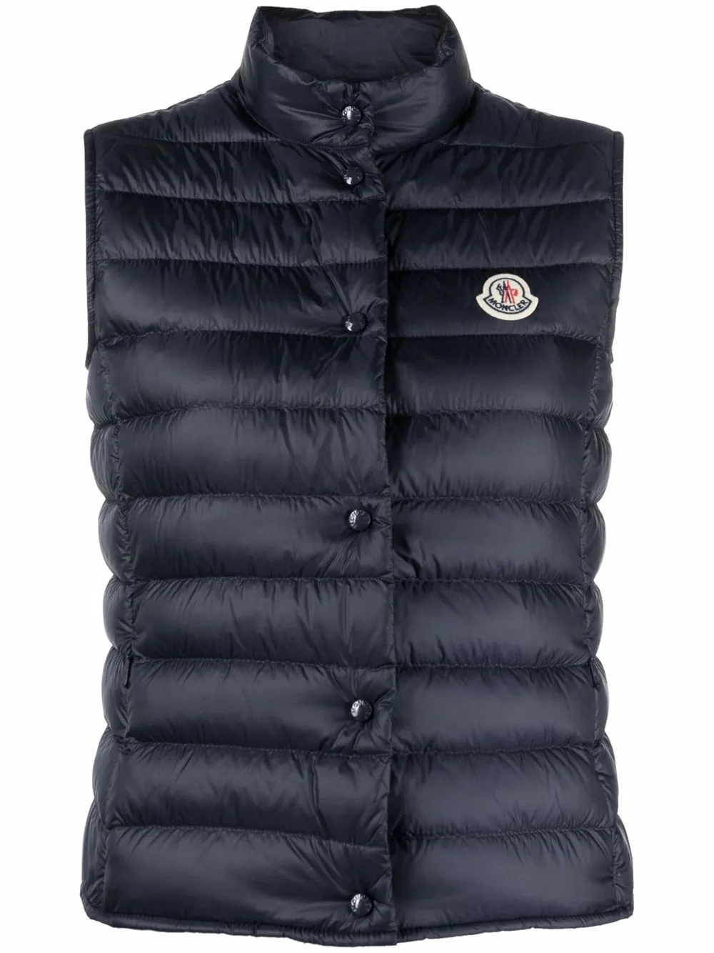 Image 1 of Moncler padded logo-patch gilet