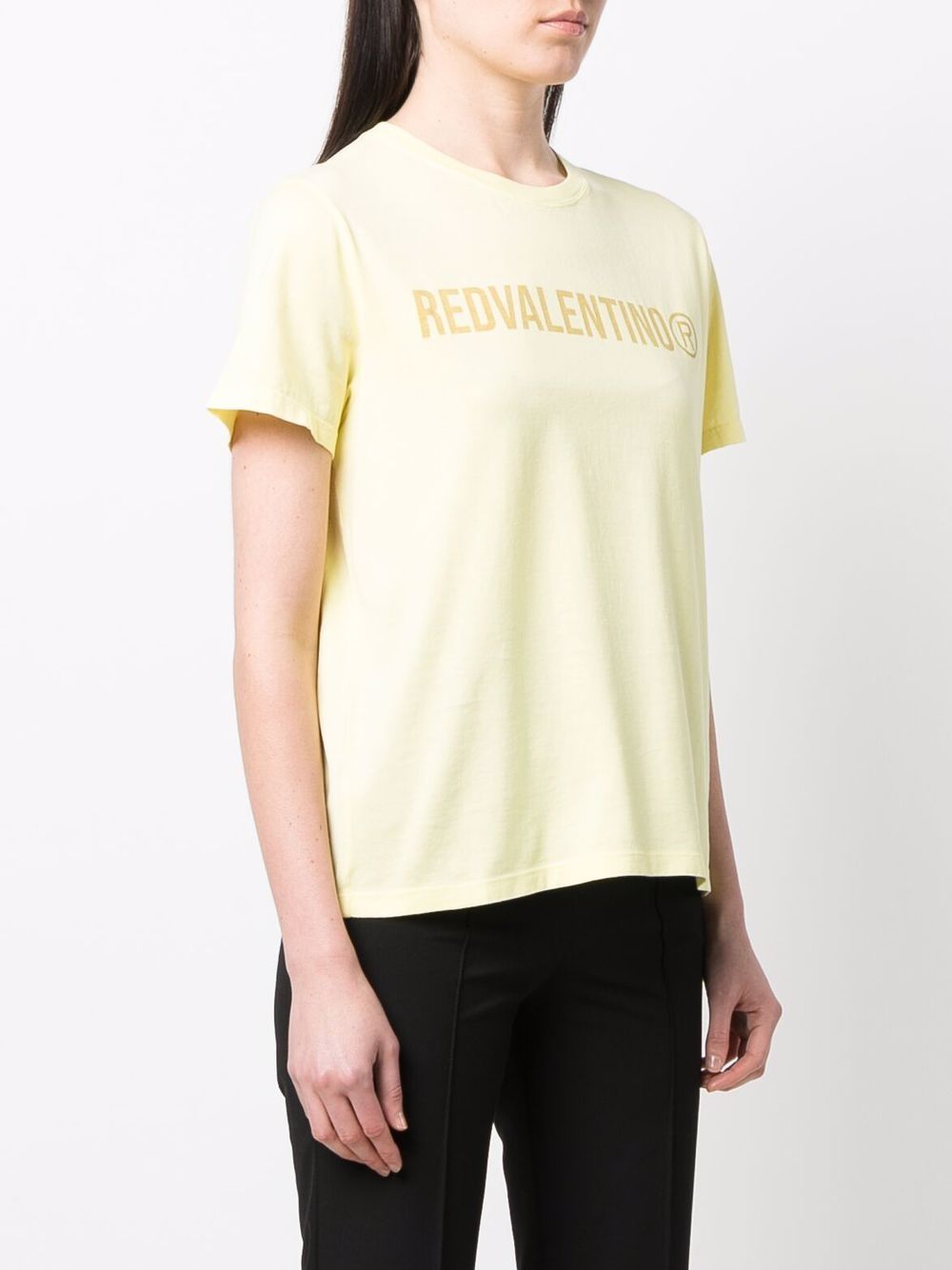 фото Red valentino logo-print t-shirt