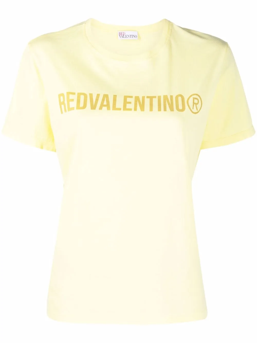 фото Red valentino logo-print t-shirt