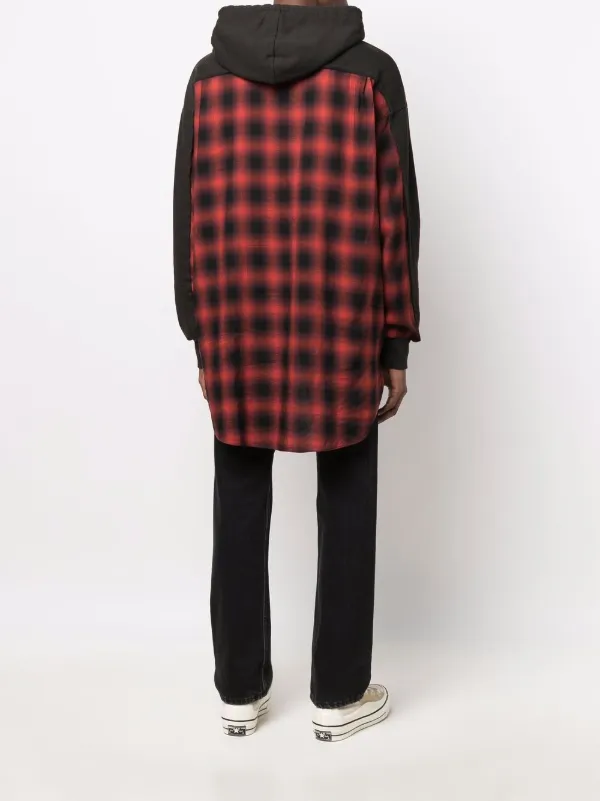 Undercoverism Oversized Flannel Hoodie 