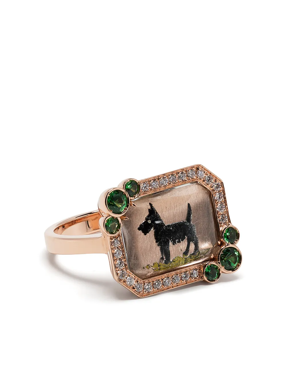 

Francesca Villa 18kt rose gold Pet Sounds ring