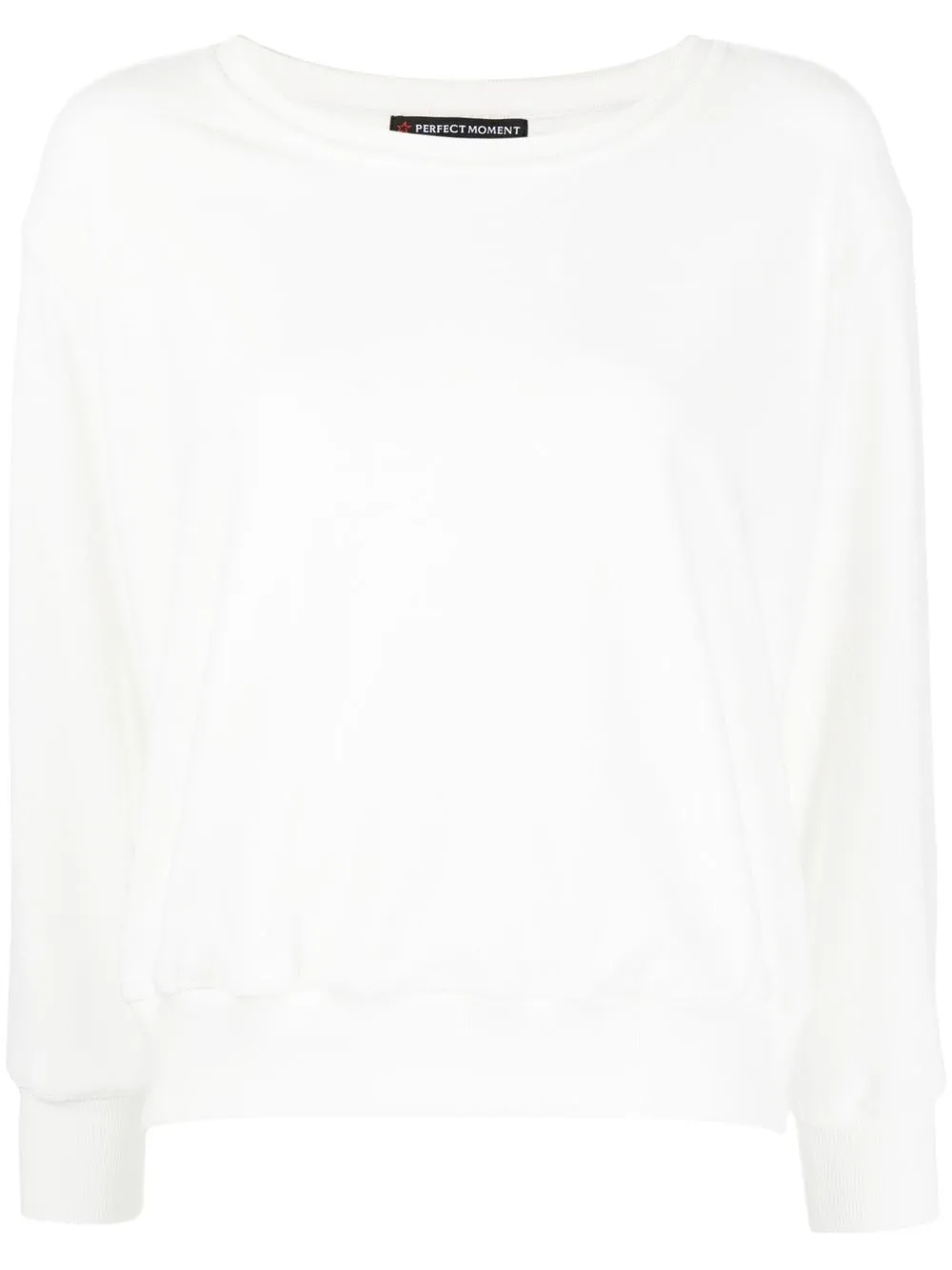 

Perfect Moment Misty Towelling long-sleeve sweatshirt - White