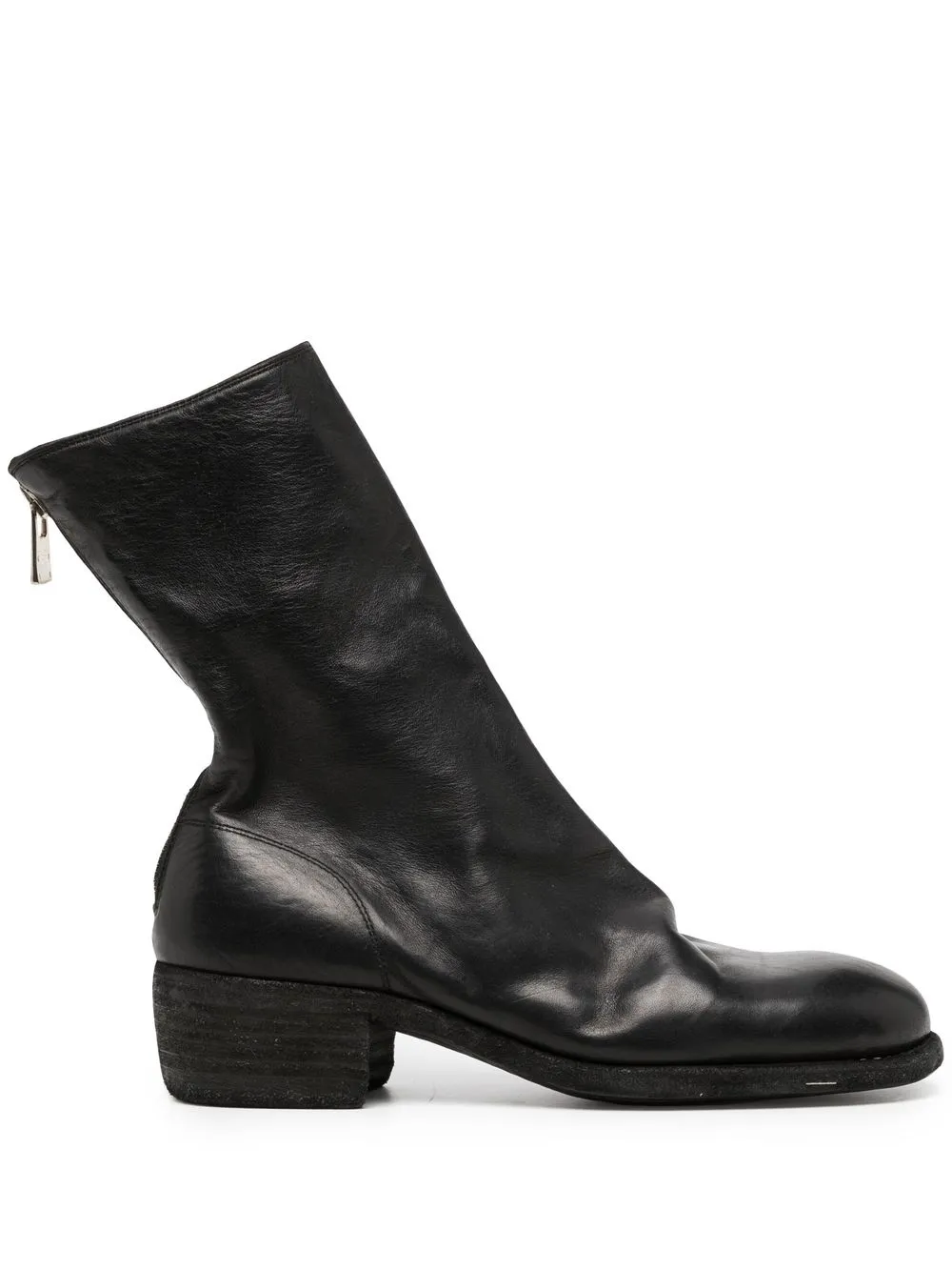 

Guidi botines con cierre - Negro