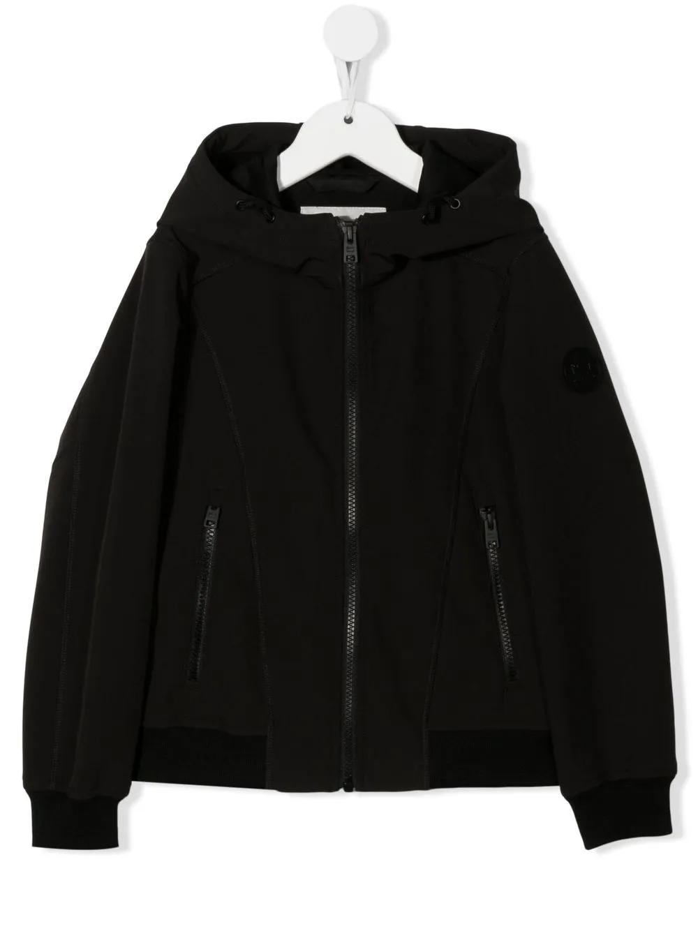 

Woolrich Kids hoodie con cierre - Negro