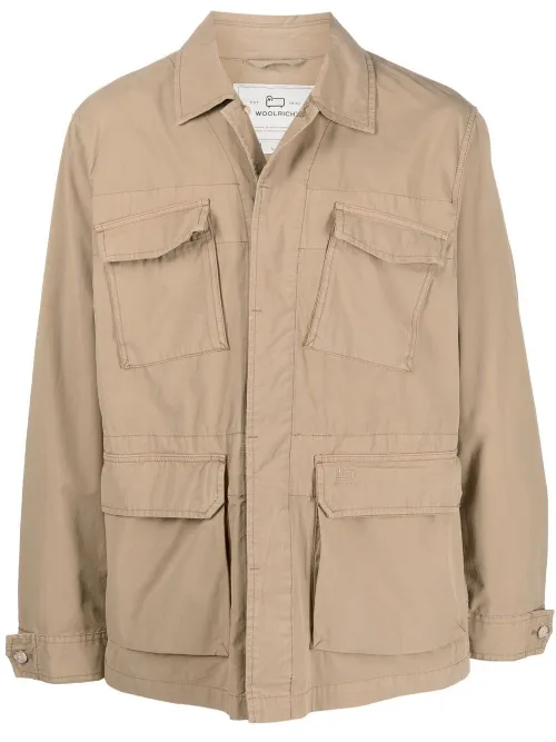 Woolrich veste Crew Field - Marron - Woolrich - Modalova
