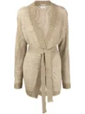 Woolrich tie-fastening knitted cardigan - Neutrals