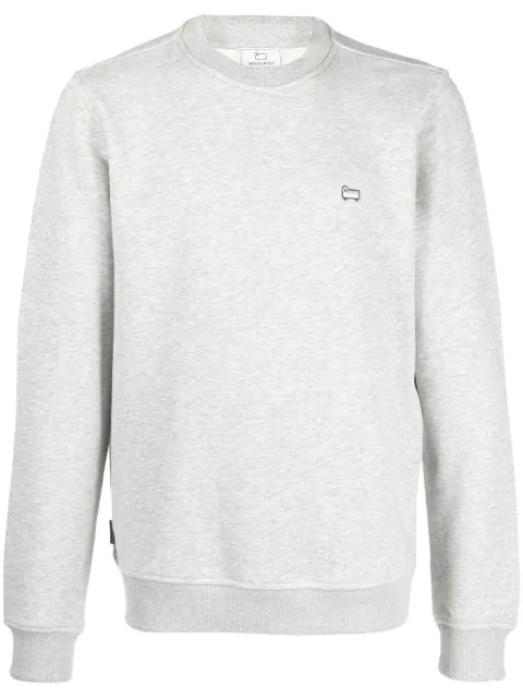 Woolrich sheep-patch detail sweatshirt