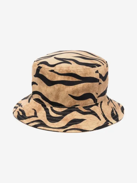 Scotch & Soda zebra-print bucket hat 