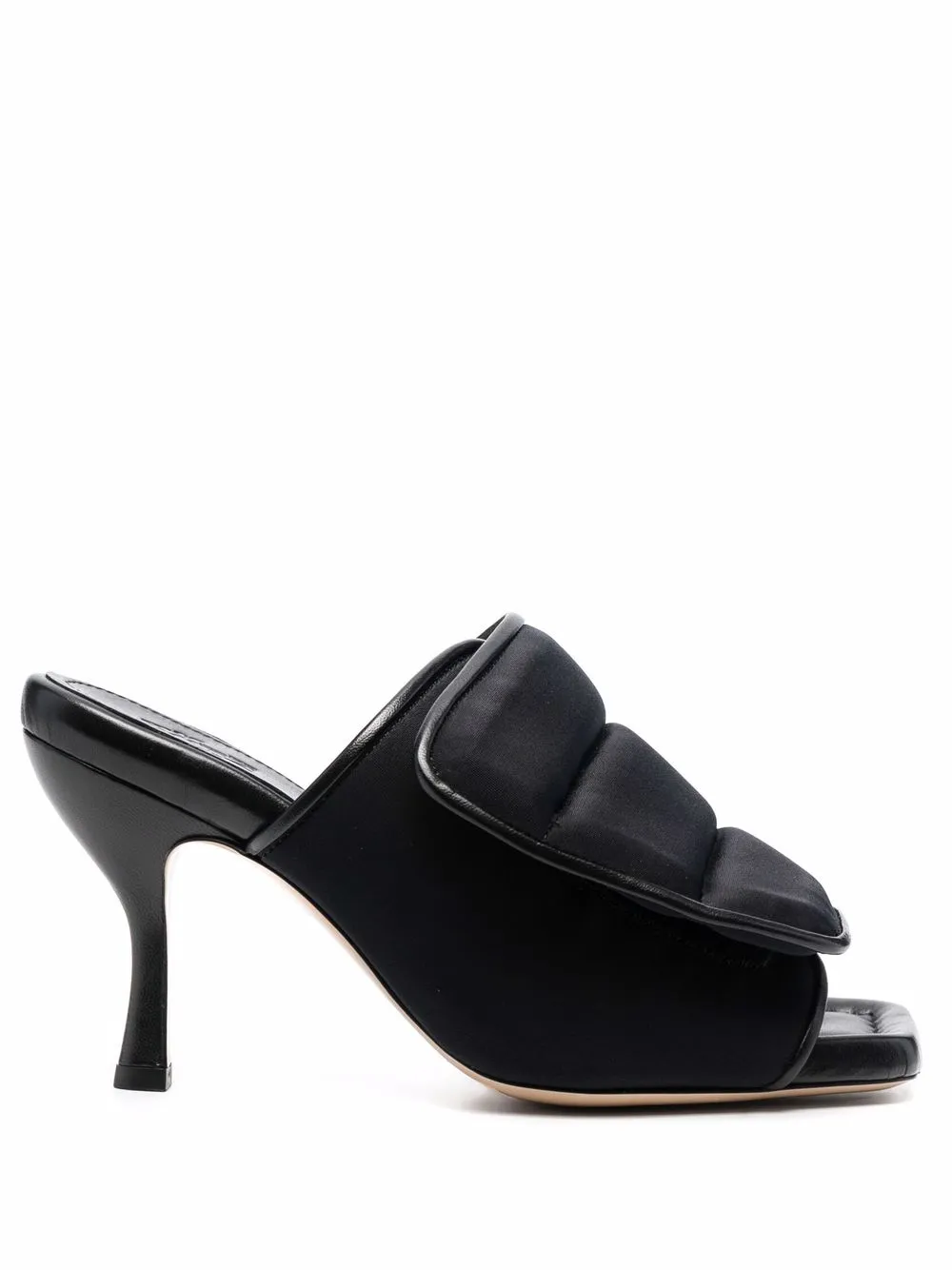 

GIABORGHINI mules Gia con puntera abierta - Negro