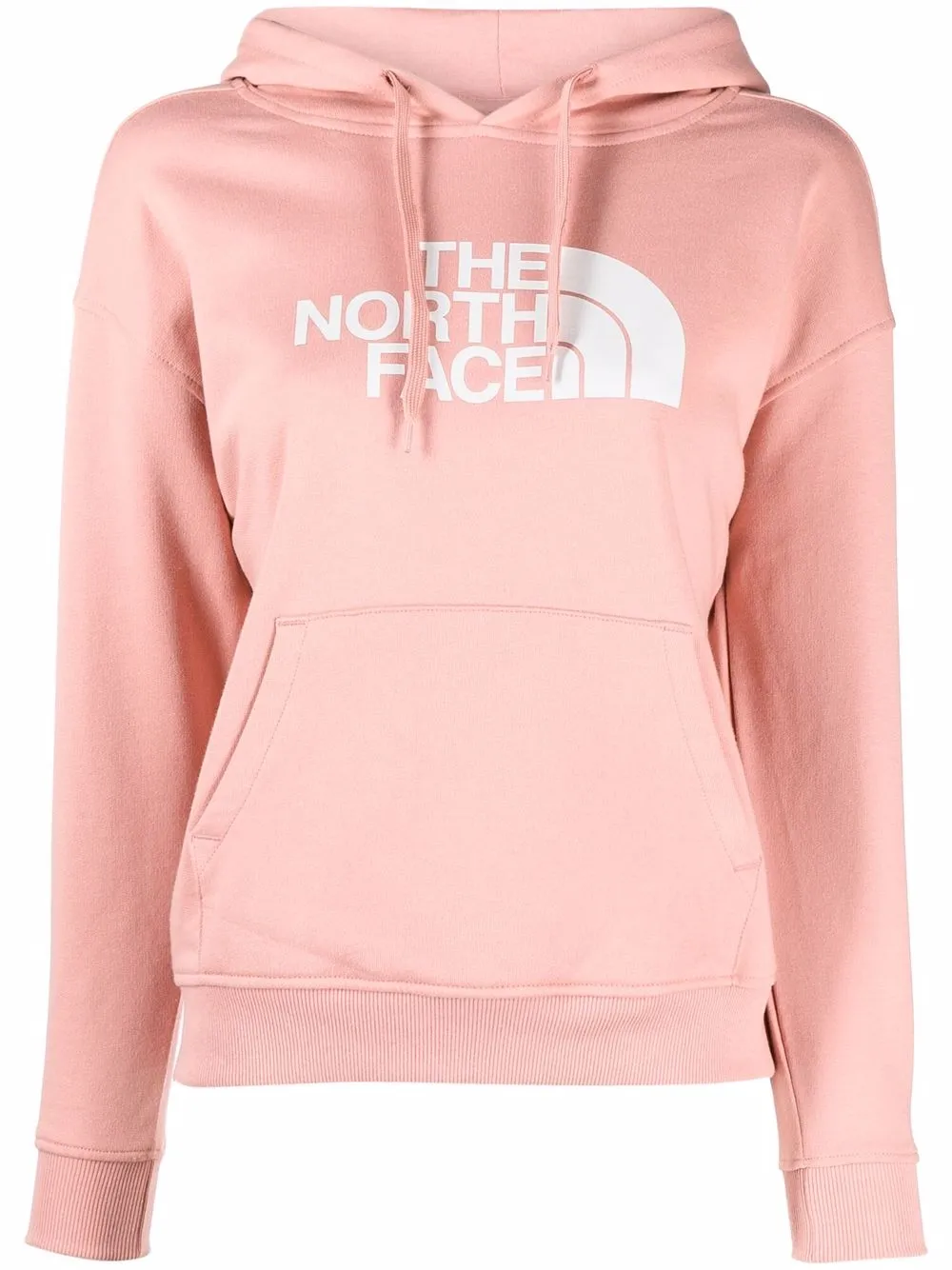 фото The north face logo-print hoodie