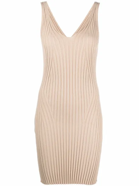 Rodebjer ribbed-knit V-neck dress