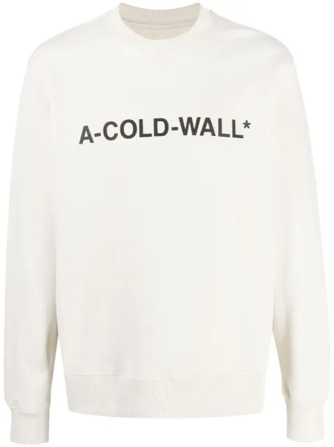 A-COLD-WALL* logo-print cotton sweatshirt