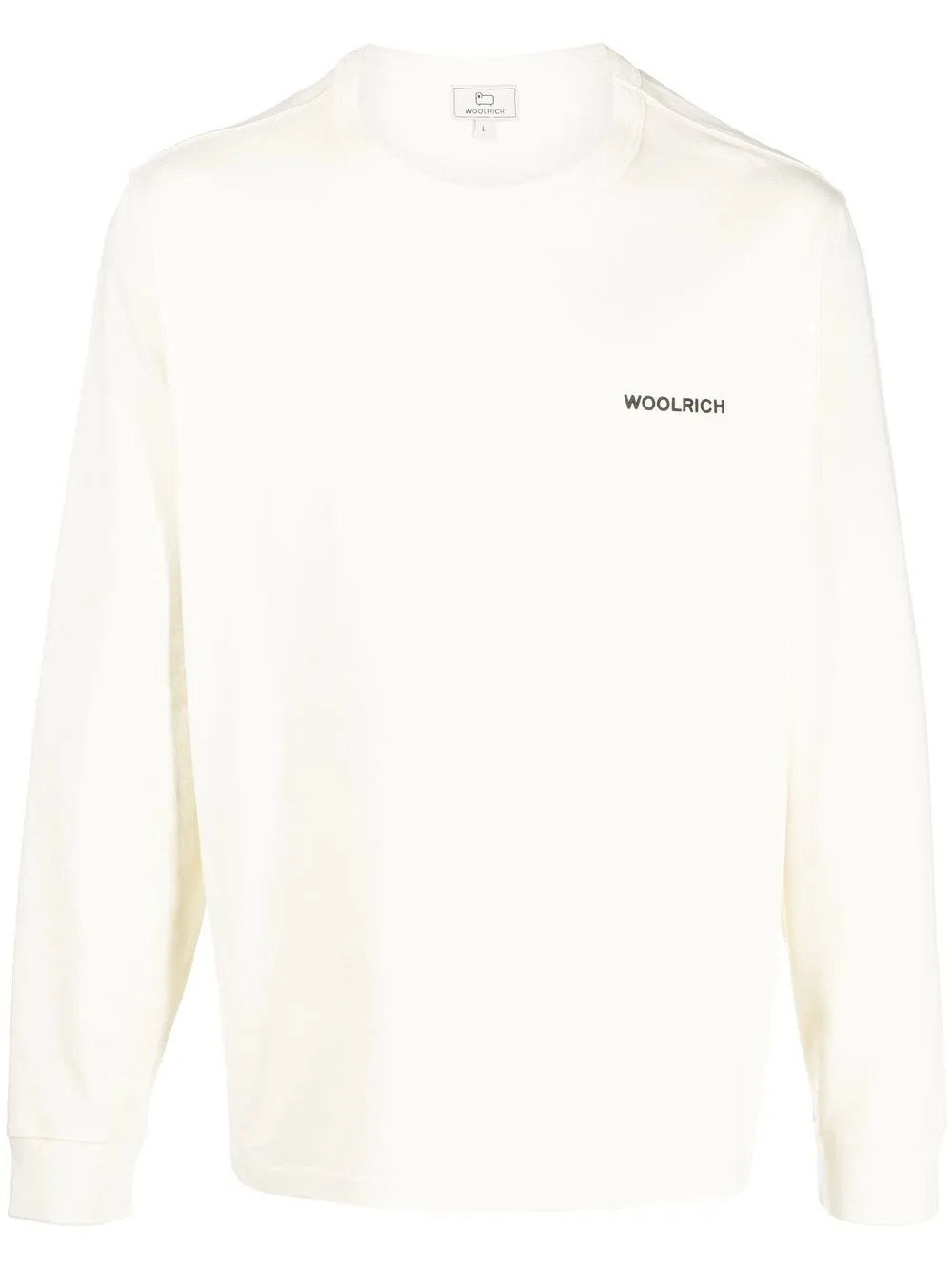 

Woolrich logo-print cotton T-shirt - Neutrals