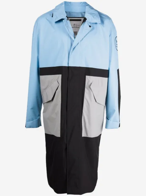 Woolrich panelled Delaware coat