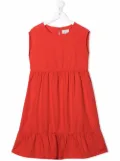 Woolrich Kids fluid long dress - Red