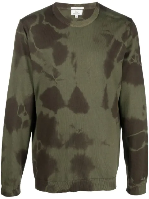 Woolrich tie-dye knit jumper