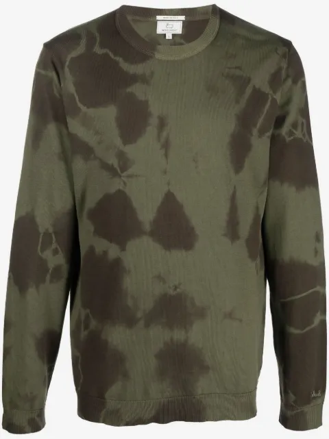 Woolrich tie-dye knit jumper
