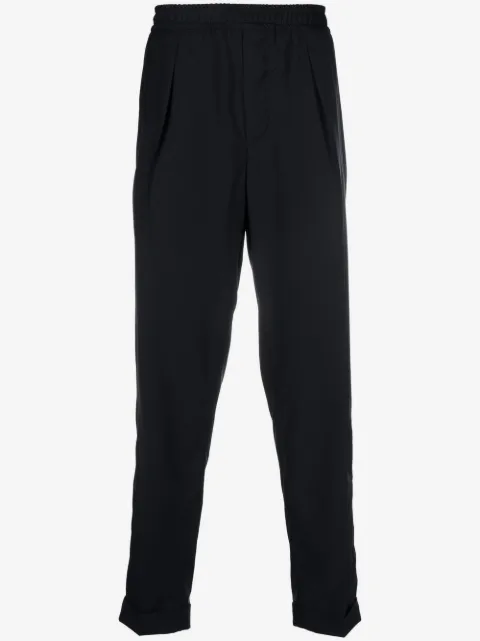 Woolrich pantalon slim à taille élastiquée