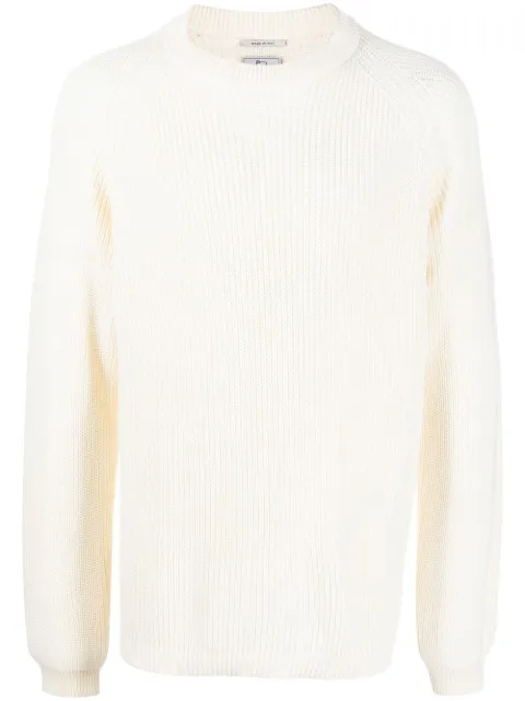 Woolrich ribbed-knit crew-neck jumper