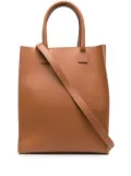 Woolrich medium leather tote bag - Brown