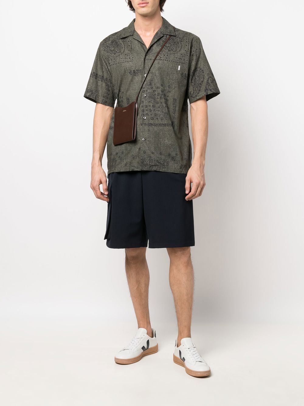 Woolrich Overhemd met paisley-print - Groen
