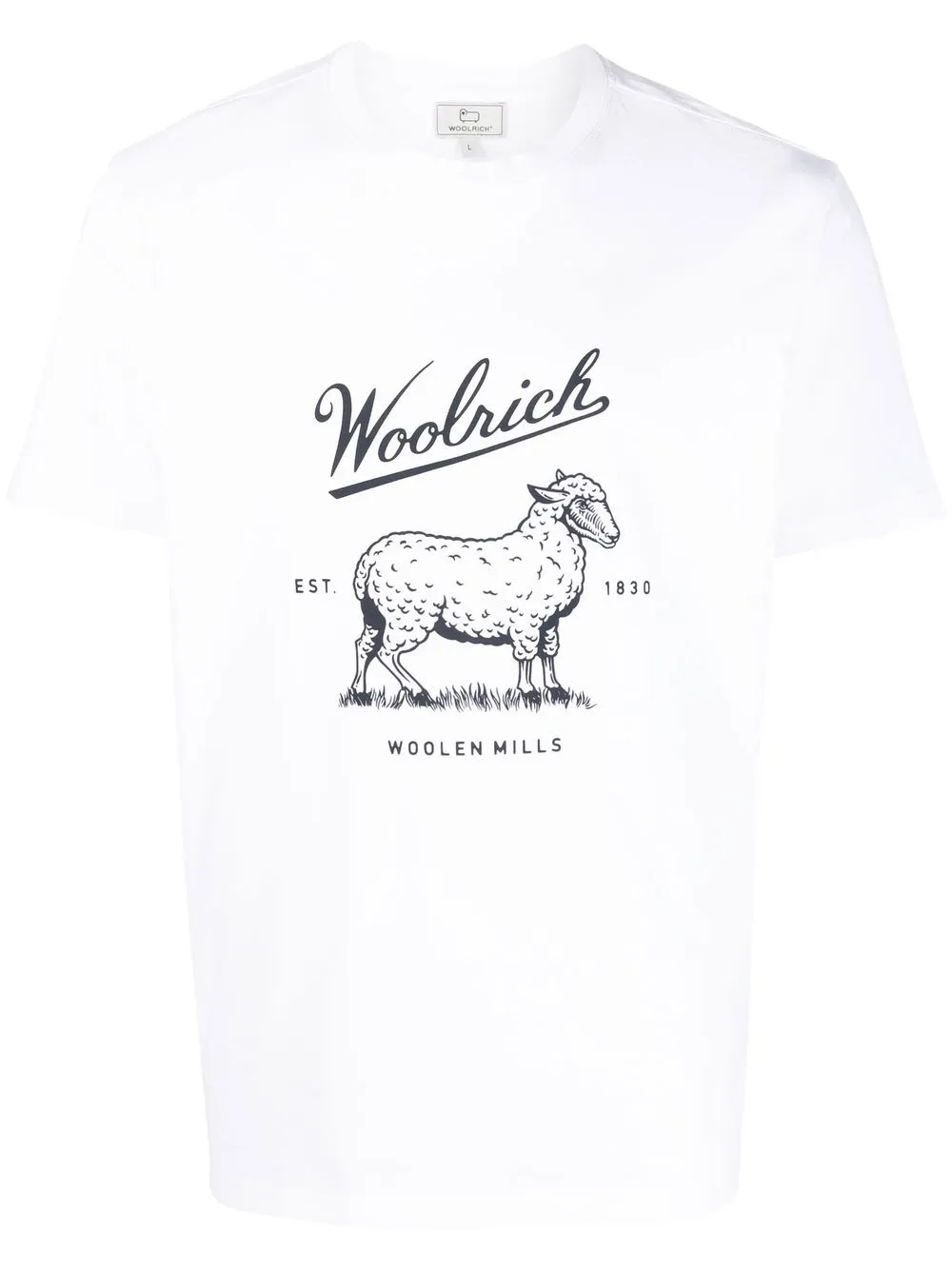 Woolrich playera con logo estampado | blanco | Image 1