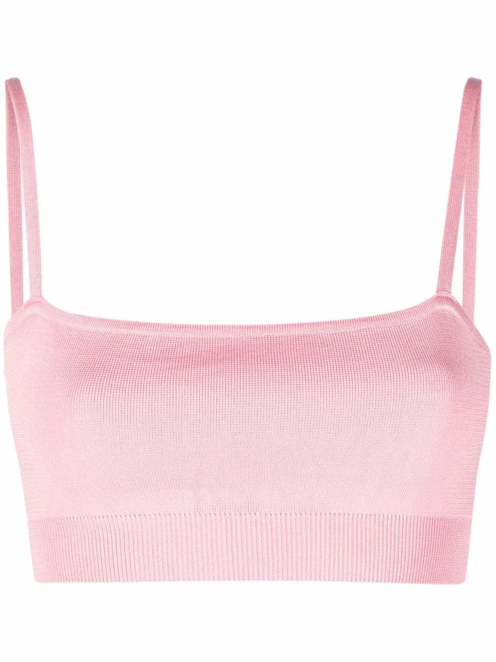 

12 STOREEZ knitted bra top - Pink