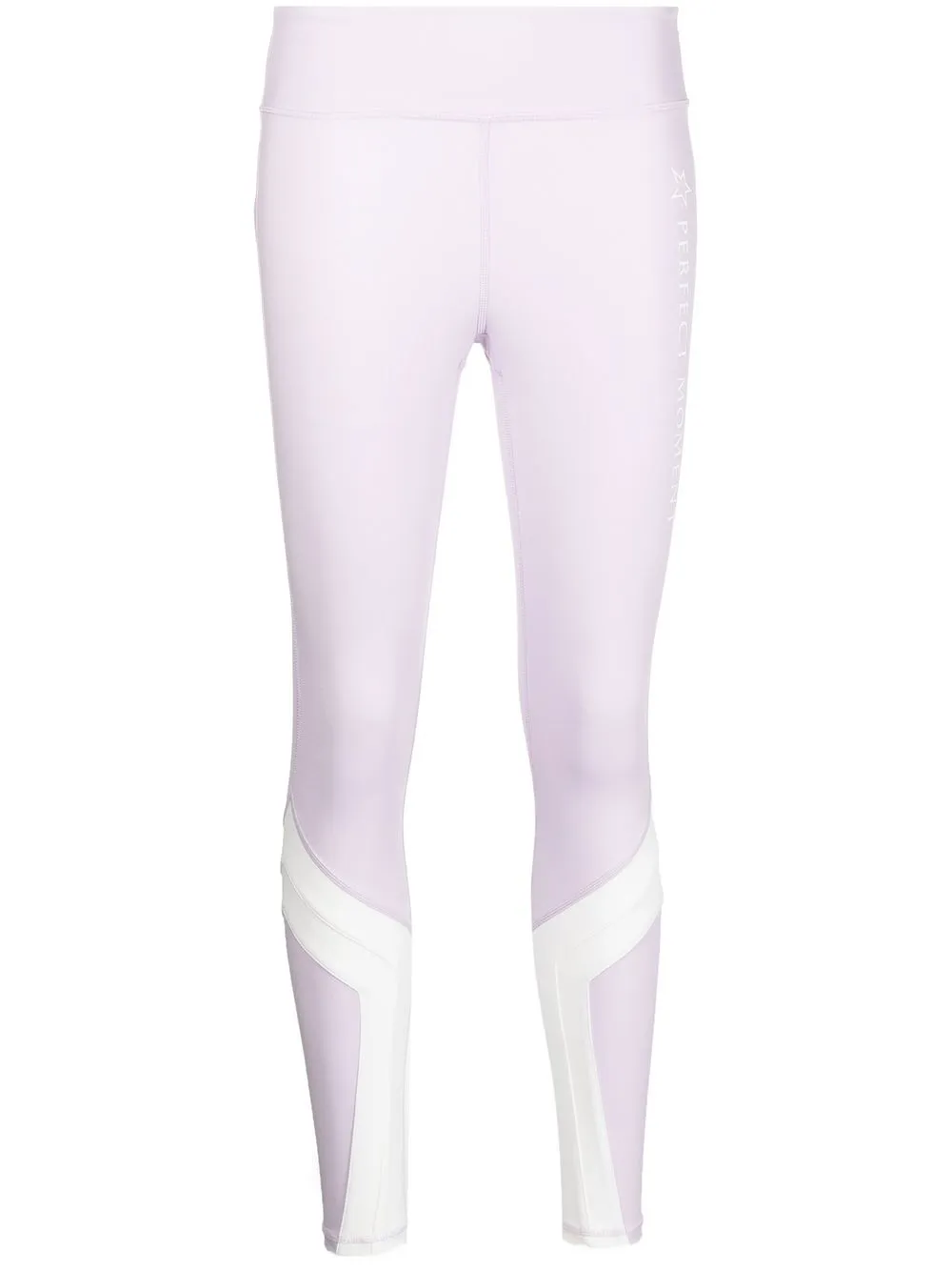 

Perfect Moment Vale colour-block panel detail leggings - Purple