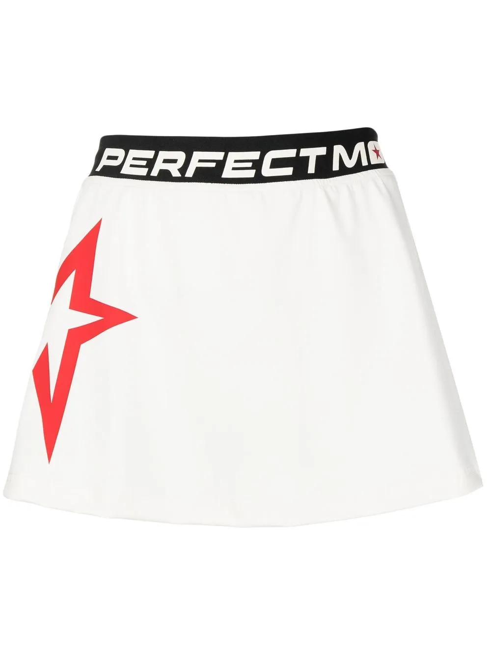 

Perfect Moment Starlight logo-print skirt - White