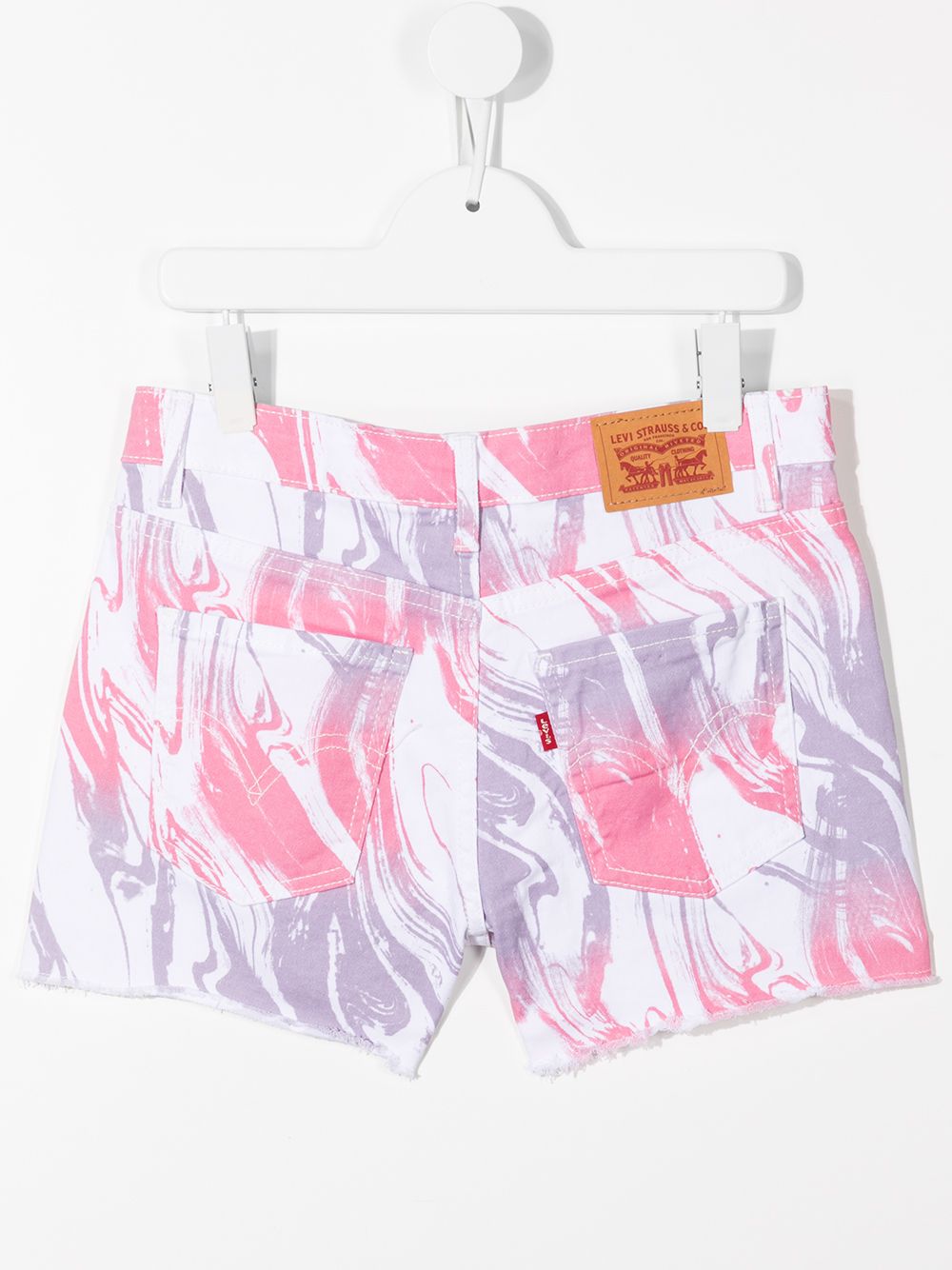 Levi's Kids Shorts met patroon - Wit