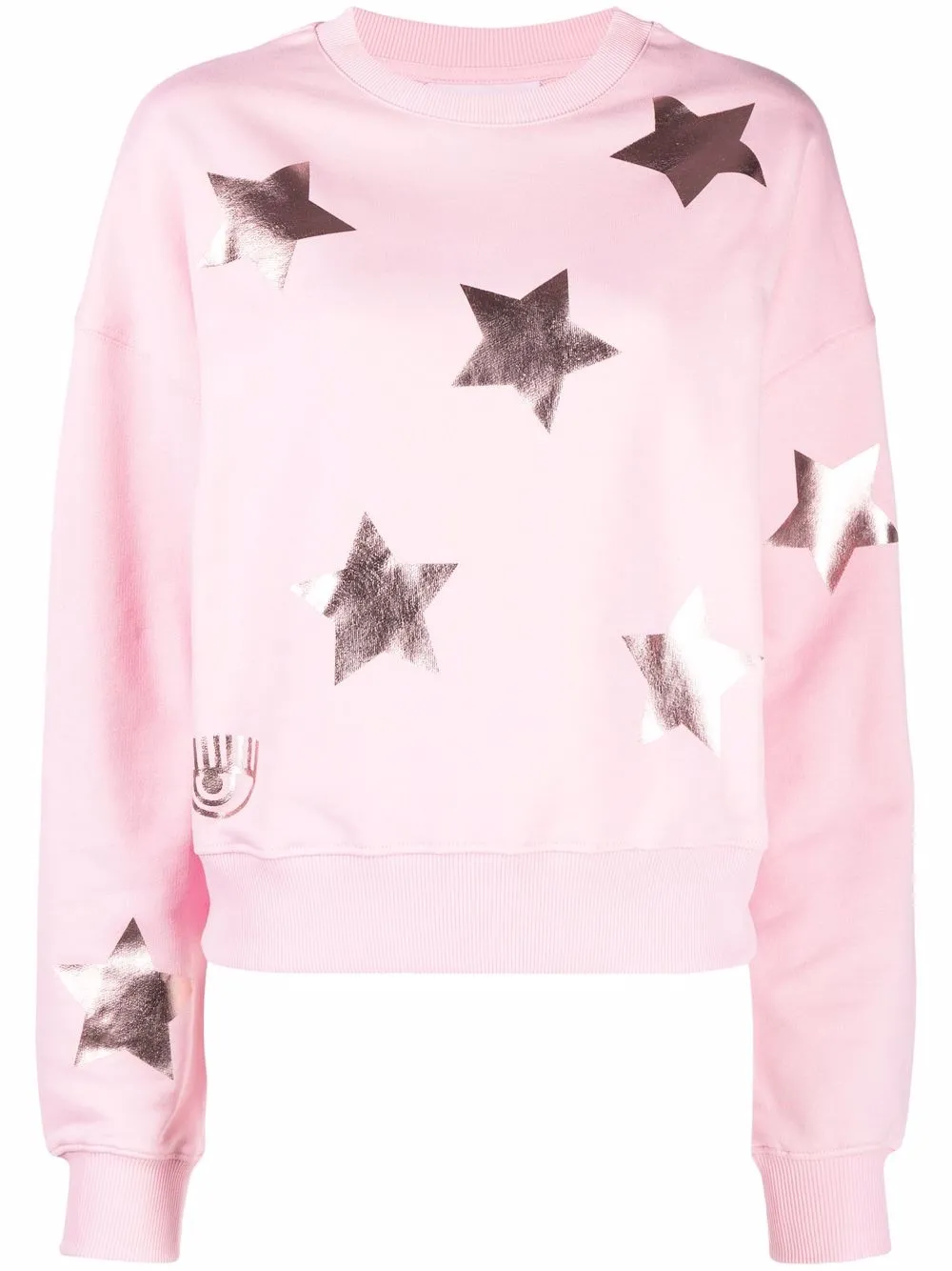 

Chiara Ferragni sudadera con estrellas estampadas - Rosado