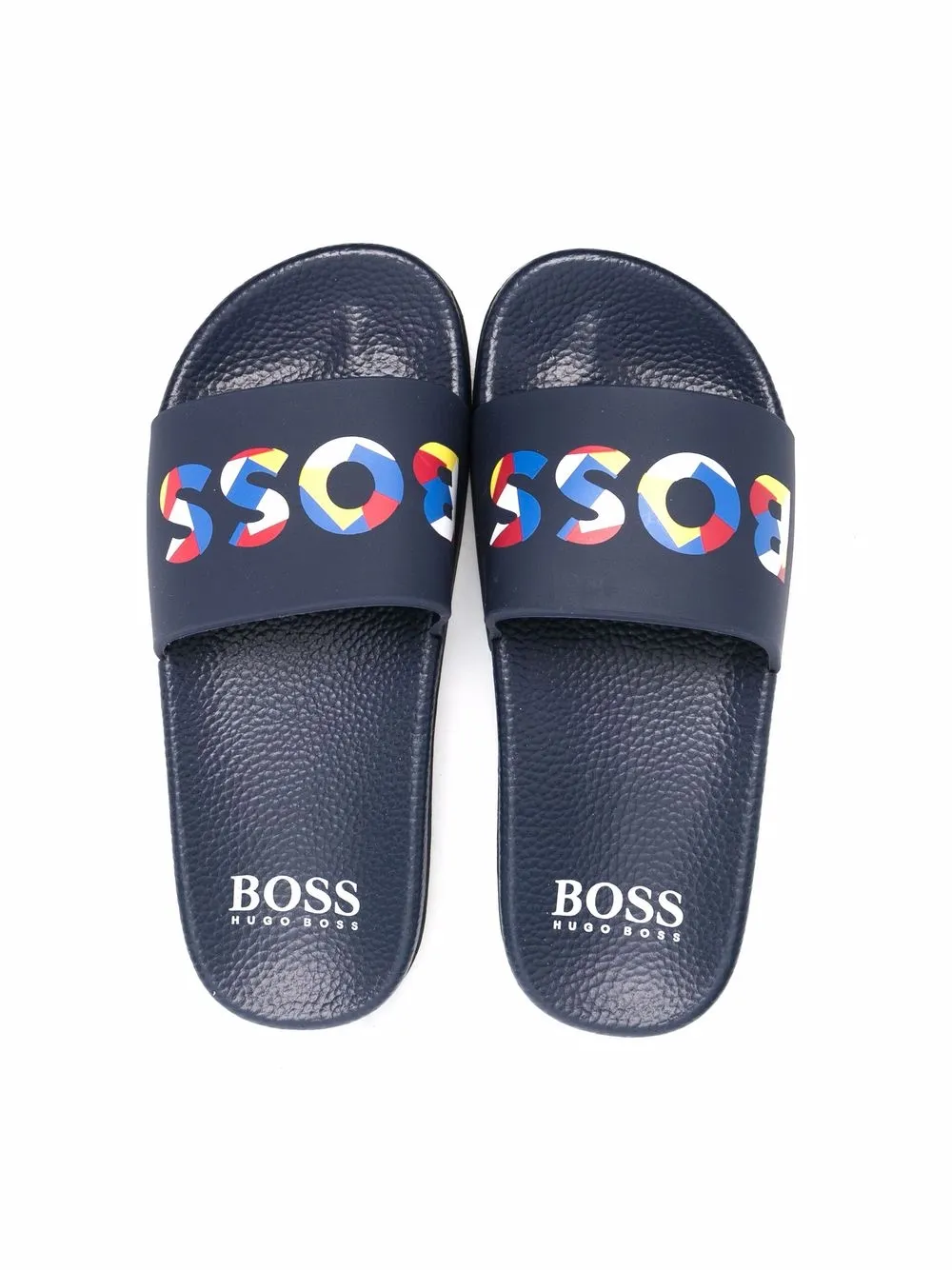 фото Boss kidswear шлепанцы с логотипом