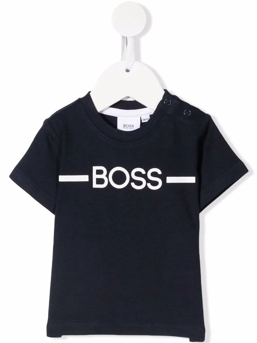 

BOSS Kidswear playera con logo estampado - Azul