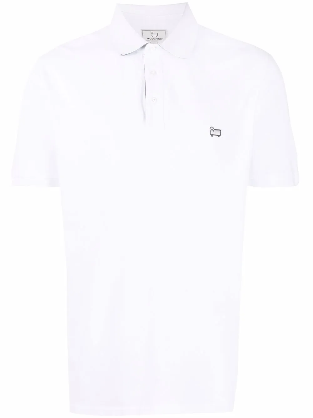 

Woolrich playera tipo polo Gracious de manga corta - Blanco