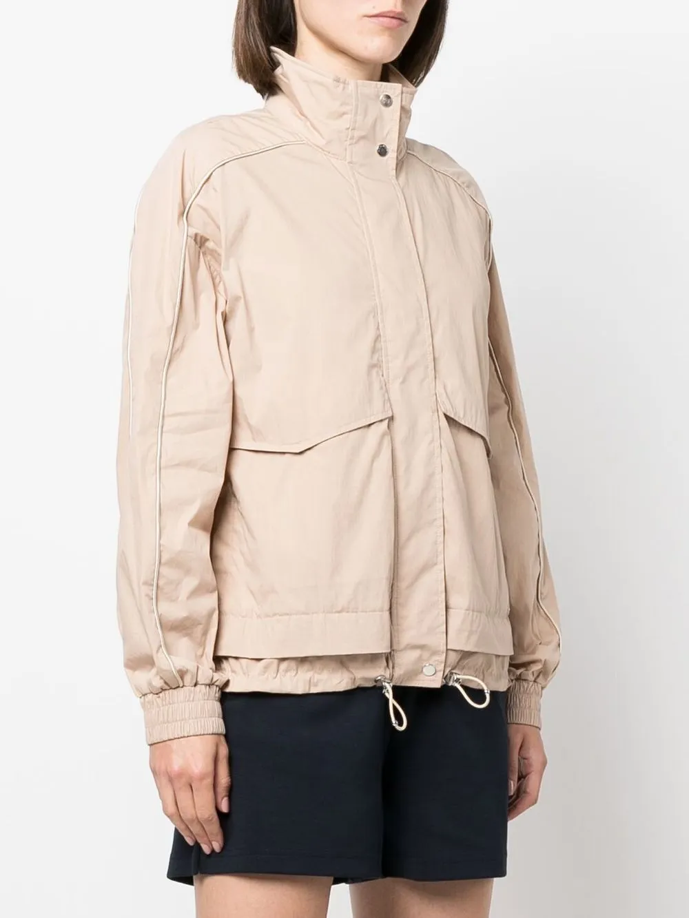 Woolrich Kendall Parka Jacket In Nude