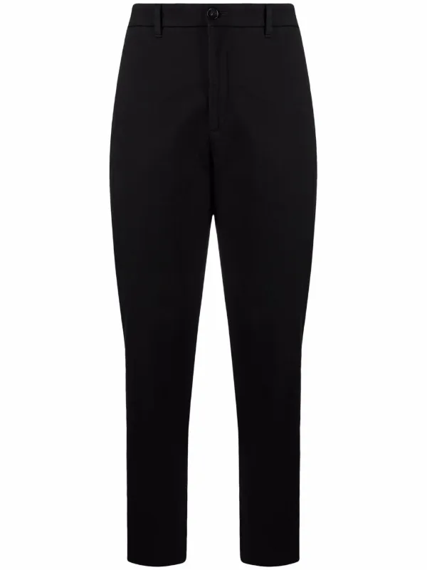 パンツ WOOLRICH Women Straight Pants CFWWTR0119FR BLACK WOOLRICH Women's Black Straight Leg Office Business Casual