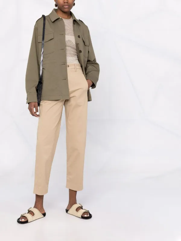 Woolrich straight-leg Tailored Trousers | Neutrals | FARFETCH