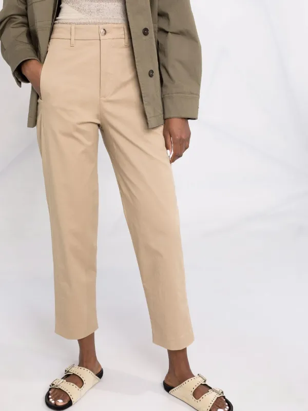 パンツ WOOLRICH Women Straight Pants CFWWTR0151FRUT3043 8178 White Woolrich straight-leg Tailored Trousers | Neutrals | FARFETCH