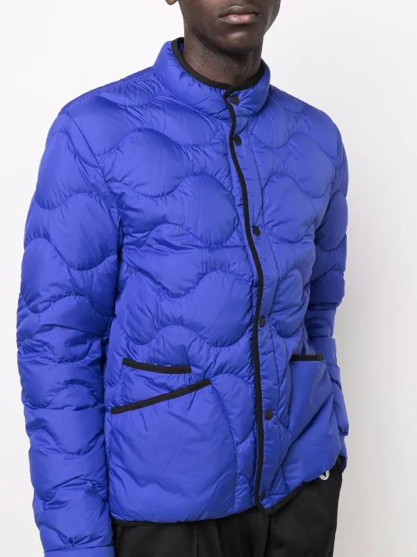 Royal blue best sale puffer jacket mens