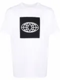 Marcelo Burlon County of Milan globe-print organic cotton T-shirt - White