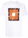 Marcelo Burlon County of Milan Pump Up the Volume slogan T-shirt - White