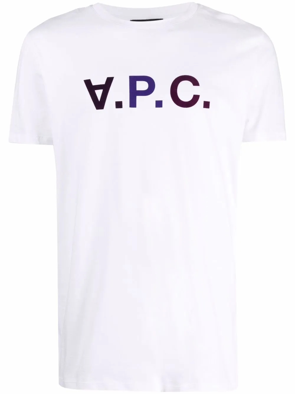 

A.P.C. logo-print T-shirt - White